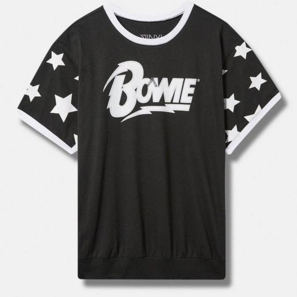 ❤️NWT VINTAGE TORRID TEE - DAVID BOWIE ZIGGY STARDUST GRAPHIC BAND CONCERT PLUS - Picture 9 of 16